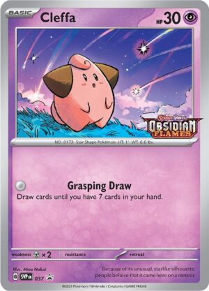 Cleffa - 037 (Prerelease) - 037: SV: Scarlet & Violet Promo Cards