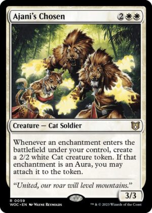Ajani's Chosen - 59: Commander: Wilds of Eldraine