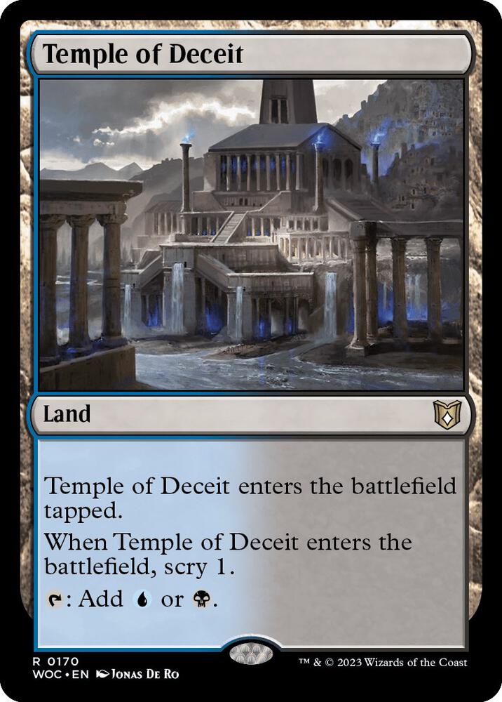 Temple of Deceit - 170: Commander: Wilds of Eldraine