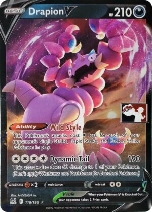 Drapion V - 118/196: Prize Pack Series Cards
