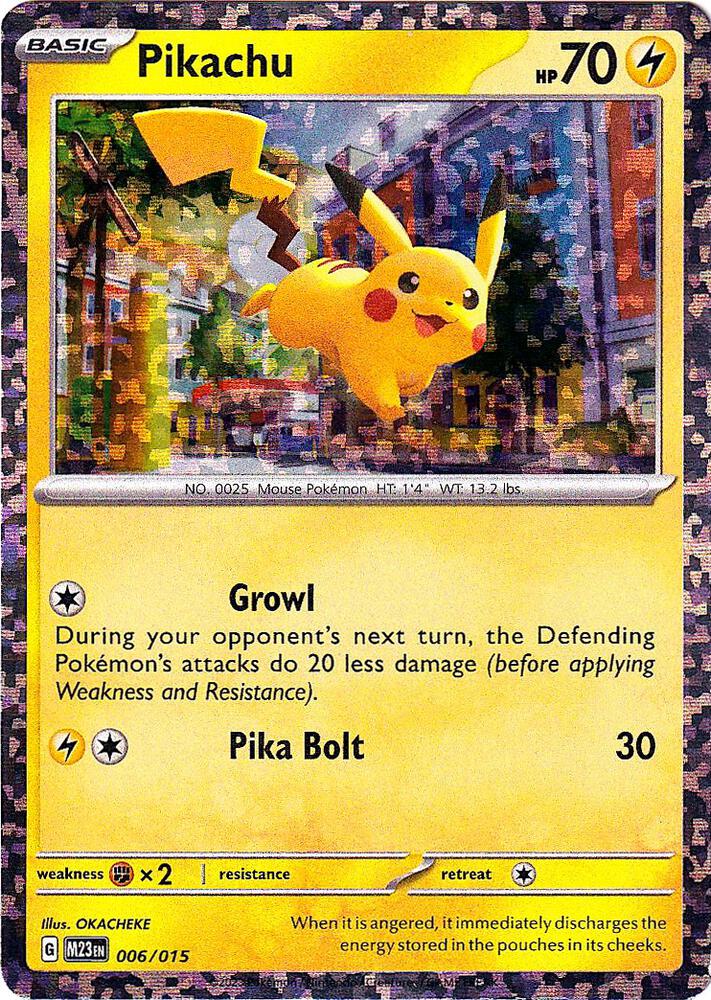 Pikachu - 006/015: McDonald's Promos 2023