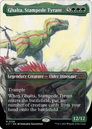 Ghalta, Stampede Tyrant (Borderless) - 326: The Lost Caverns of Ixalan