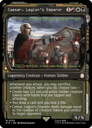 Caesar, Legion's Emperor (Showcase) - 339: Universes Beyond: Fallout