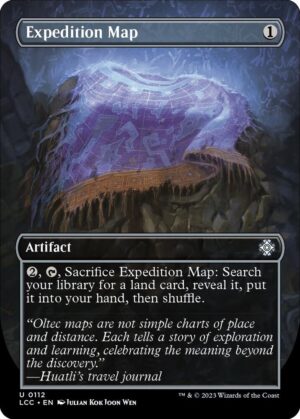 Expedition Map (Borderless) - 112: Commander: The Lost Caverns of Ixalan