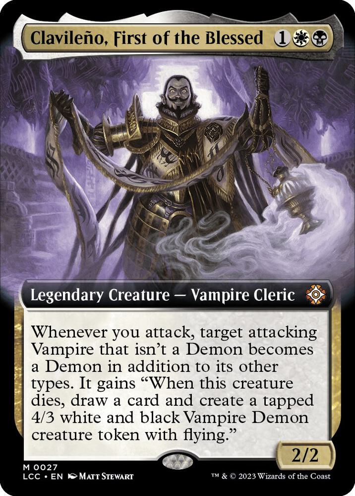 Clavileno, First of the Blessed (Extended Art) - 27: Commander: The Lost Caverns of Ixalan
