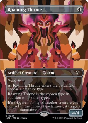 Roaming Throne (Borderless) - 344: The Lost Caverns of Ixalan