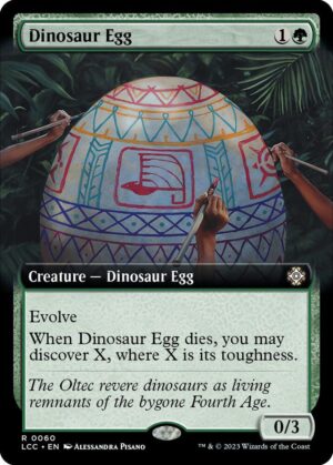Dinosaur Egg (Extended Art) - 60: Commander: The Lost Caverns of Ixalan