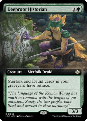Deeproot Historian (Extended Art) - 59: Commander: The Lost Caverns of Ixalan