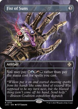 Fist of Suns (Borderless) - 113: Commander: The Lost Caverns of Ixalan