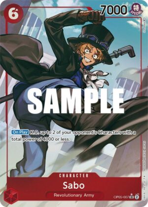 Sabo (007) (Alternate Art) - OP05-007: Awakening of the New Era