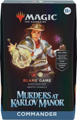 Murders at Karlov Manor Commander Deck - Blame Game: Commander: Murders at Karlov Manor