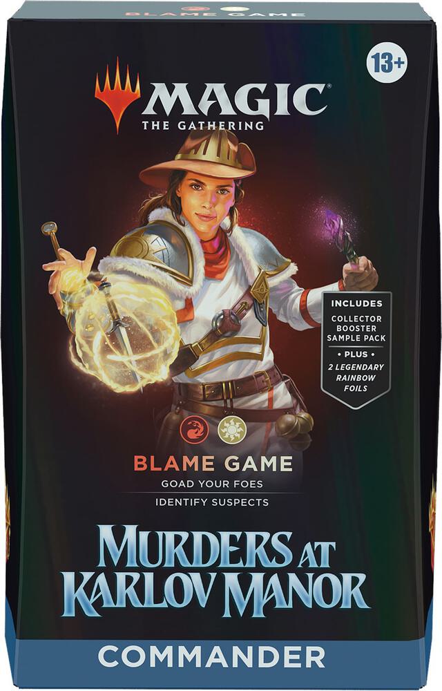 Murders at Karlov Manor Commander Deck - Blame Game: Commander: Murders at Karlov Manor