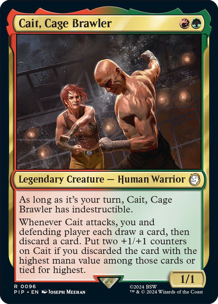 Cait, Cage Brawler - 96: Universes Beyond: Fallout