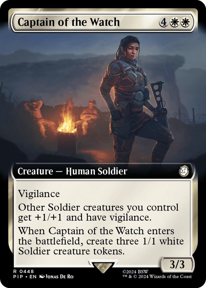 Captain of the Watch (Extended Art) - 448: Universes Beyond: Fallout