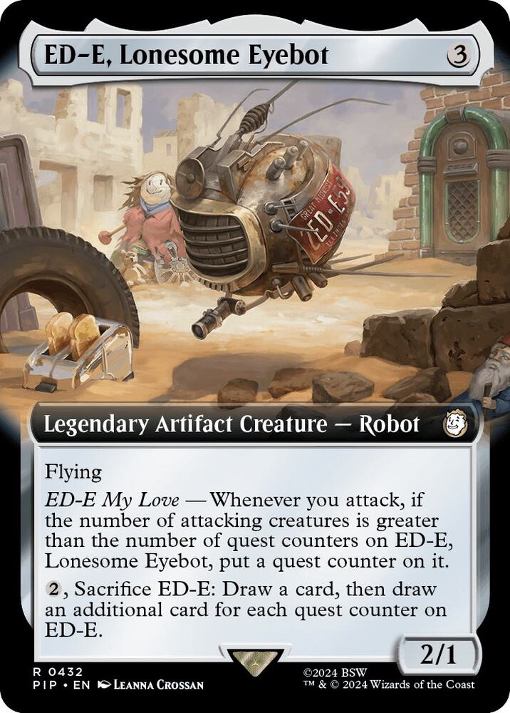 ED-E, Lonesome Eyebot (Extended Art) - 432: Universes Beyond: Fallout