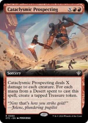 Cataclysmic Prospecting (Extended Art) - 60: Commander: Outlaws of Thunder Junction