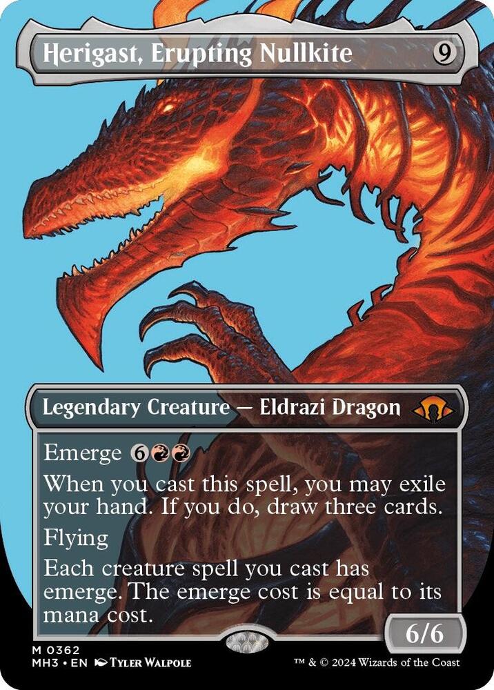 Herigast, Erupting Nullkite (Borderless) - 362: Modern Horizons 3