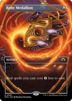 Ruby Medallion (Borderless) - 348: Modern Horizons 3