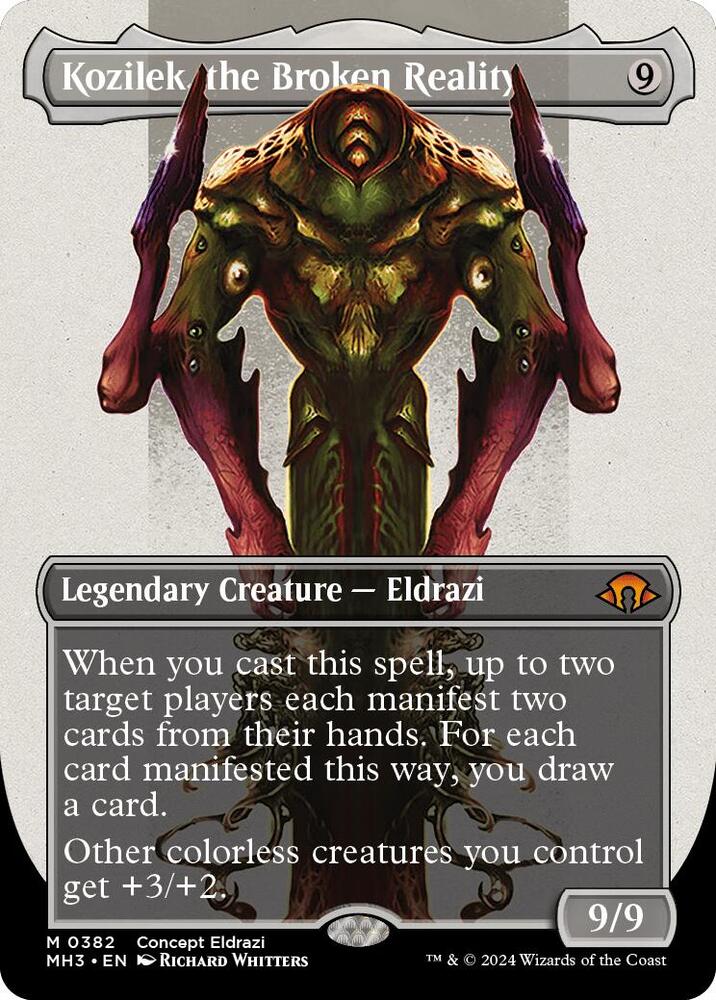 Kozilek, the Broken Reality (Borderless) - 382: Modern Horizons 3