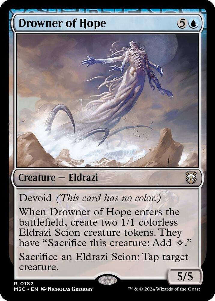Drowner of Hope (Ripple Foil) - 182: Commander: Modern Horizons 3