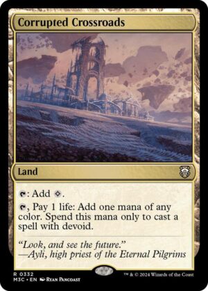 Corrupted Crossroads (Ripple Foil) - 332: Commander: Modern Horizons 3
