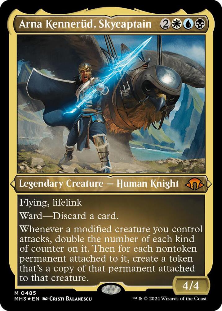 Arna Kennerud, Skycaptain (Foil Etched) - 485: Modern Horizons 3