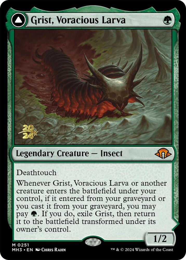 Grist, Voracious Larva - 251: Prerelease Cards