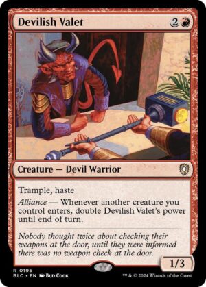 Devilish Valet - 195: Commander: Bloomburrow