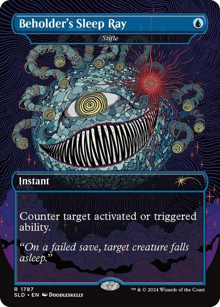 Beholder's Sleep Ray - Stifle - 1787: Secret Lair Drop Series