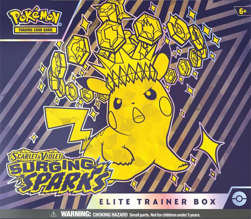 Surging Sparks Elite Trainer Box: SV08: Surging Sparks