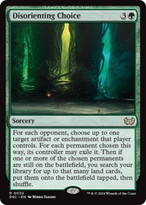 Disorienting Choice - 32: Commander: Duskmourn: House of Horror