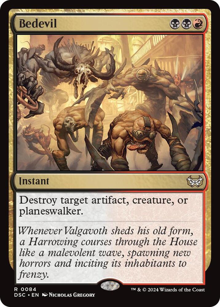 Bedevil - 84: Commander: Duskmourn: House of Horror