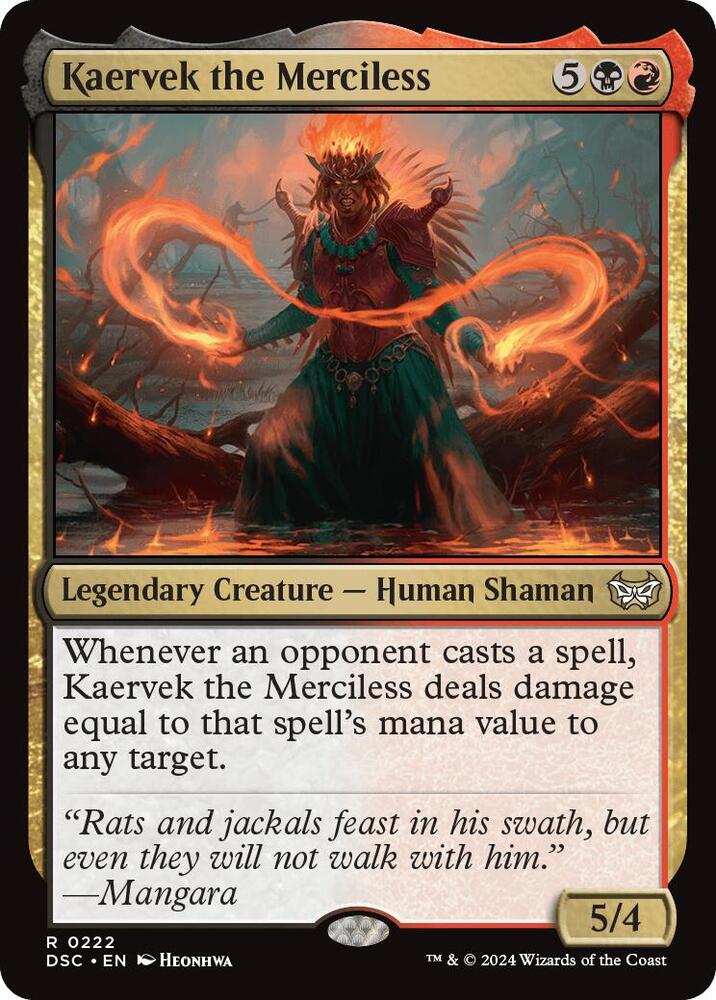 Kaervek the Merciless - 222: Commander: Duskmourn: House of Horror