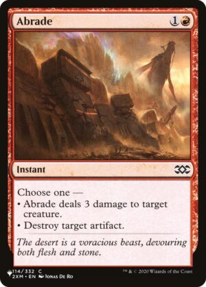 Abrade (2XM) - 114/332: The List Reprints