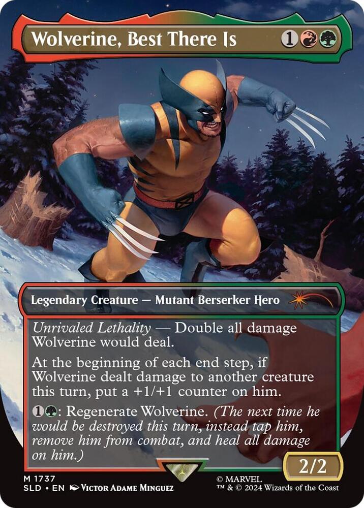 Wolverine, Best There Is (Rainbow Foil) - 1737: Secret Lair Drop Series