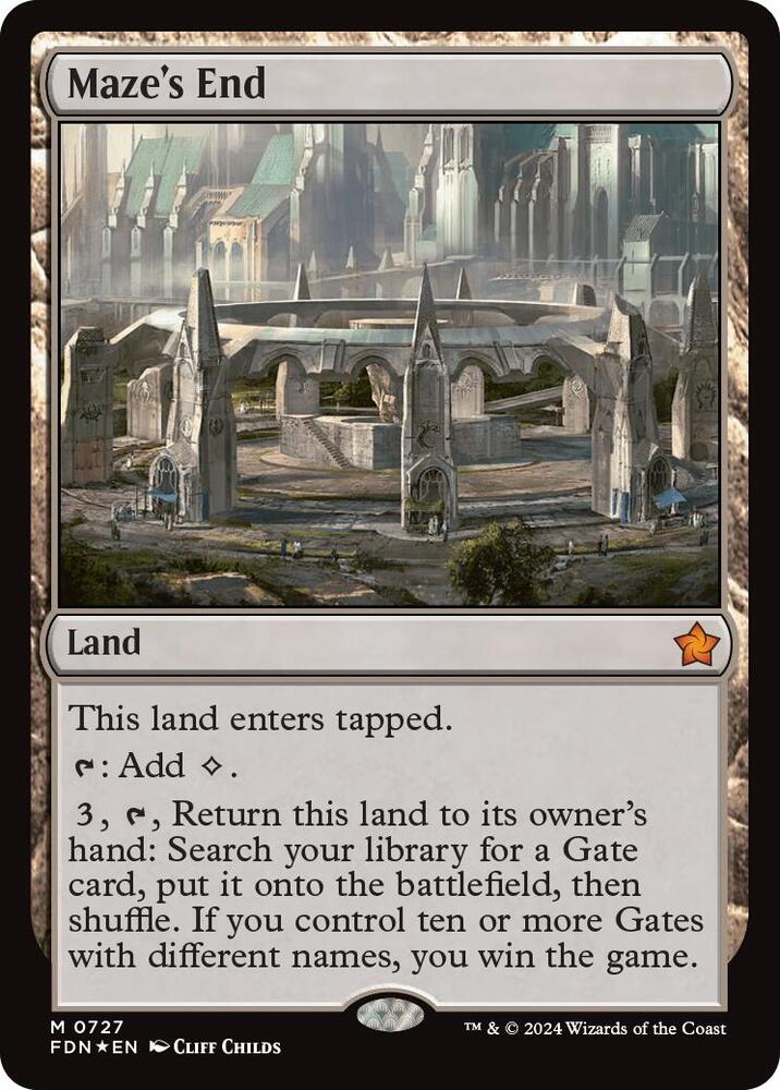 Maze's End - 727: Foundations