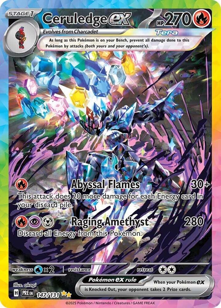 Ceruledge ex - 147/131: SV: Prismatic Evolutions