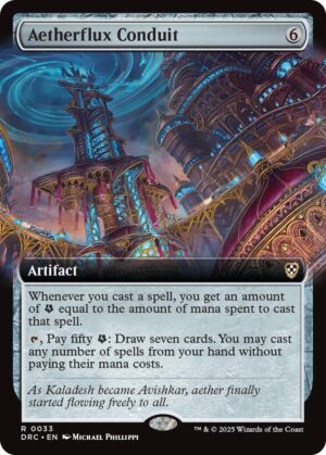 Aetherflux Conduit (Extended Art) - 33: Commander: Aetherdrift