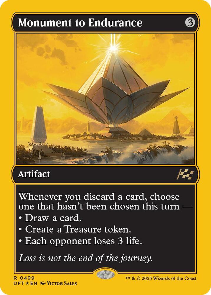 Monument to Endurance (First-Place Foil) - 499: Aetherdrift