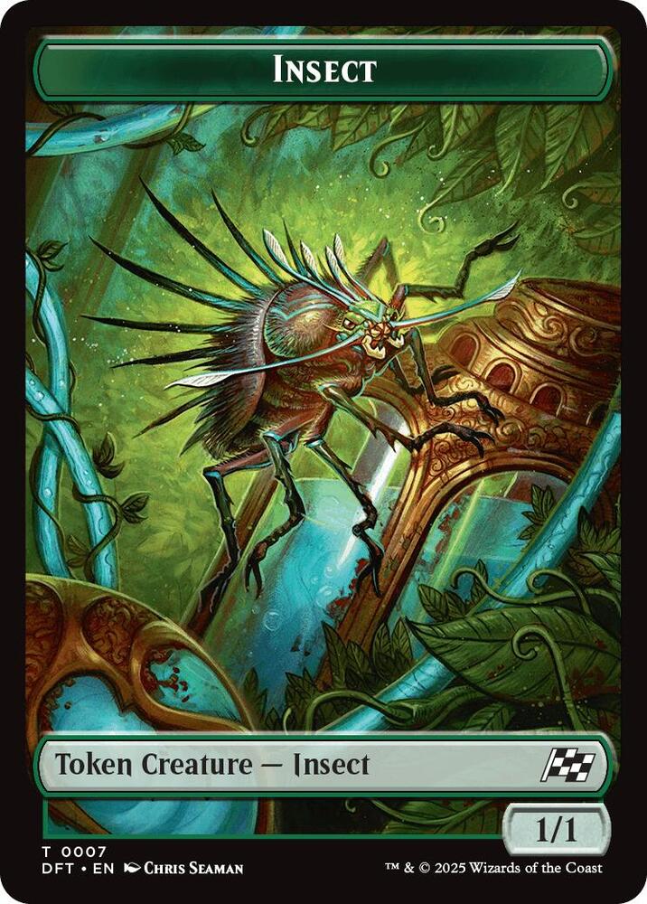 Insect // Elephant Double-Sided Token - 7 // 6: Aetherdrift