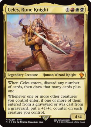 Celes, Rune Knight (Surge Foil) - 220: Commander: FINAL FANTASY