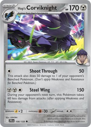 Hop's Corviknight - 108/159: SV09: Journey Together