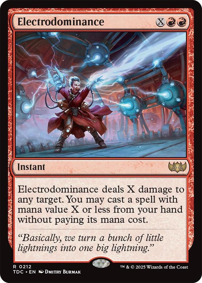 Electrodominance - 212: Commander: Tarkir: Dragonstorm