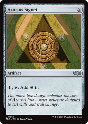 Azorius Signet - 312: Commander: Tarkir: Dragonstorm