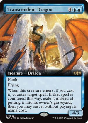 Transcendent Dragon (Extended Art): Commander: Tarkir: Dragonstorm
