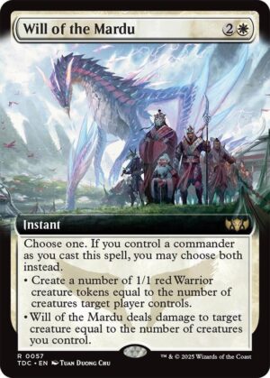 Will of the Mardu (Extended Art) - 57: Commander: Tarkir: Dragonstorm