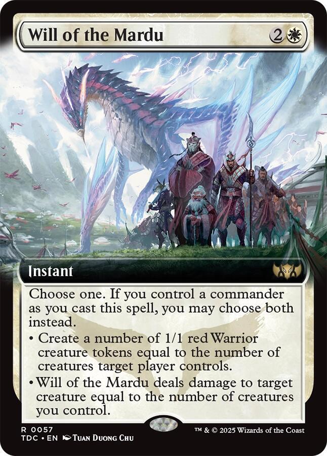 Will of the Mardu (Extended Art) - 57: Commander: Tarkir: Dragonstorm