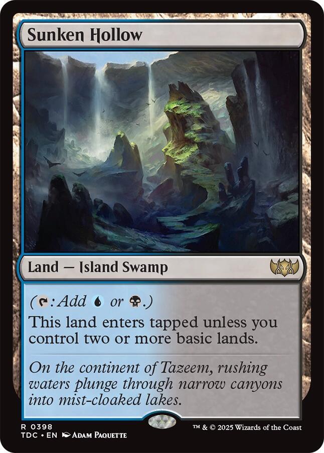 Sunken Hollow - 398: Commander: Tarkir: Dragonstorm