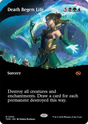 Death Begets Life (Borderless) - 354: Tarkir: Dragonstorm
