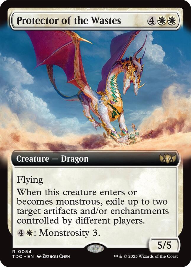 Protector of the Wastes (Extended Art) - 54: Commander: Tarkir: Dragonstorm